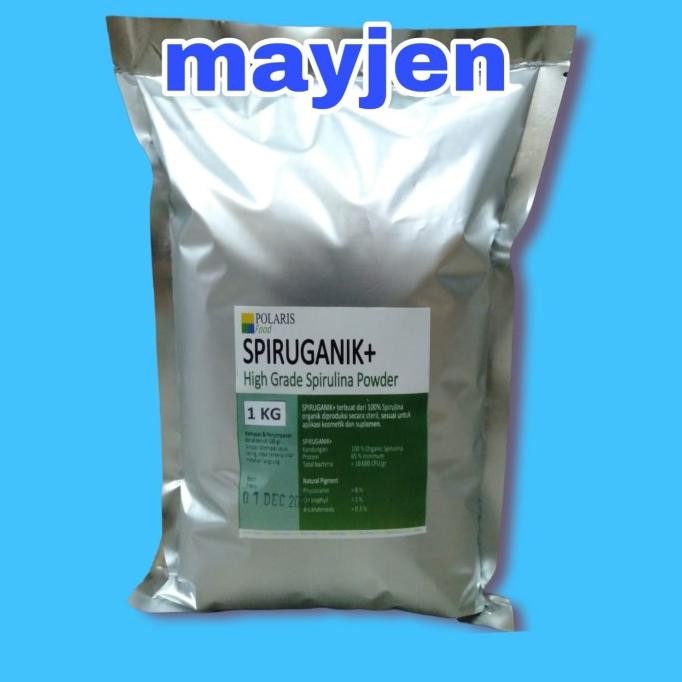 

BARU SPIRUGANIK SPIRULINA POWDER 1 KG SPIRUGANIK+