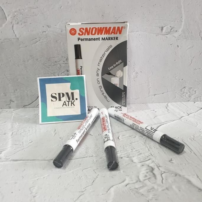

Spidol Snowman Permanent Marker AG-12 Termurah