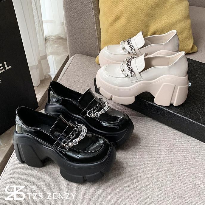 Tzs Zenzy Roycee Platform Korea Designed - Sepatu Wedges Wanita
