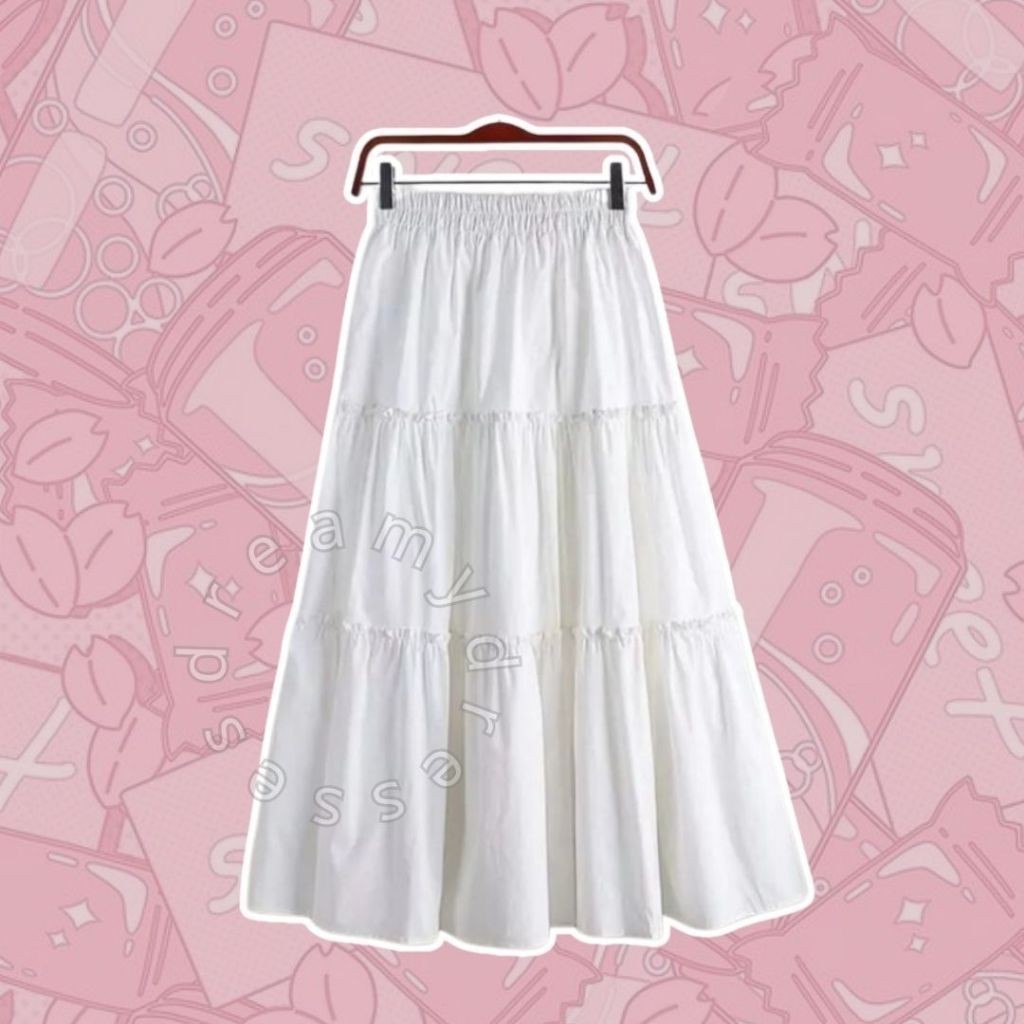 Rekomendasi Terbaik  Dazzelchic 3In1 Set 136 - Setalan Hijab Wanita Kekinian Kawai Vintage Baju