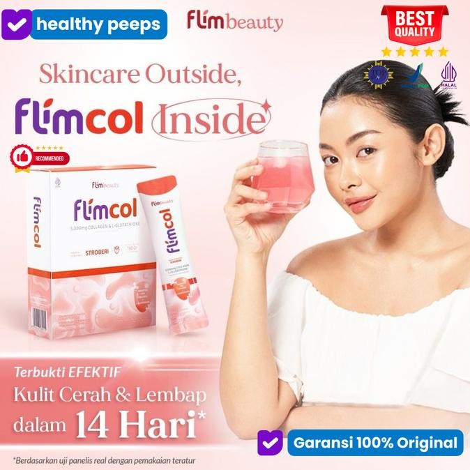 

BARU FLIMCOL FLIMTY 1 BOX - MINUMAN COLLAGEN COLAGEN / KOLAGEN POWDER DRINK