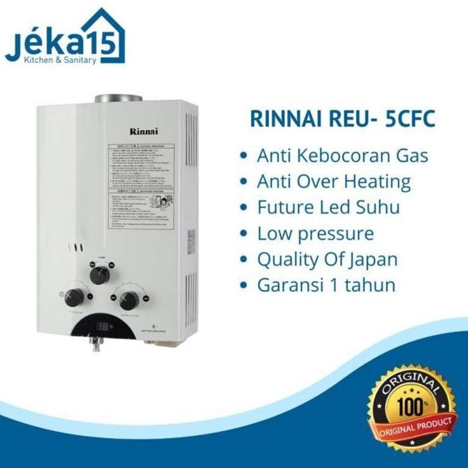 PROMO WATER HEATER GAS RINNAI / WATER HEATER GAS TERBAIK