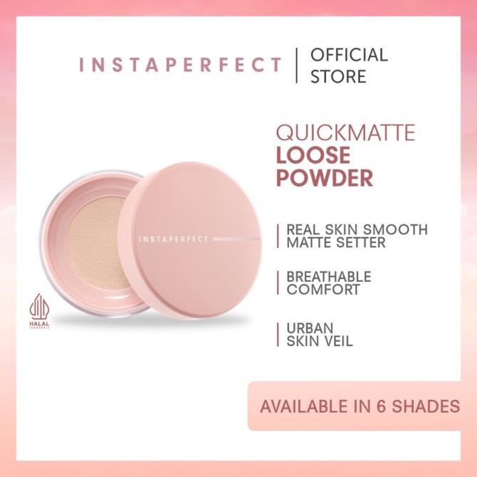 

BARU WARDAH INSTAPERFECT QUICKMATTE LOOSE POWDER SPF 15 PA+ 9G- BEDAK TABUR