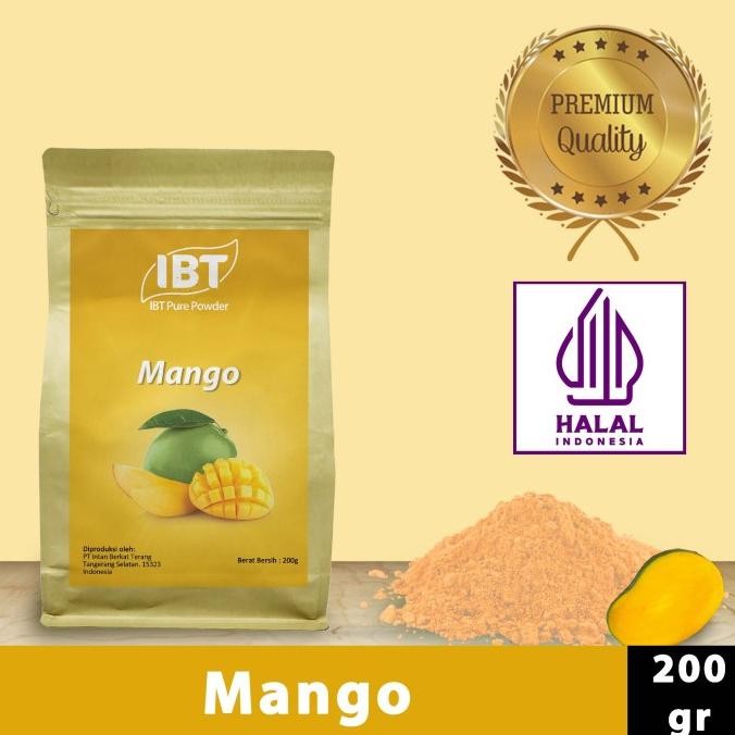 

BARU PURE MANGO POWDER MURNI BUBUK MANGGA IMPORT MAKANAN KUE 200 GR