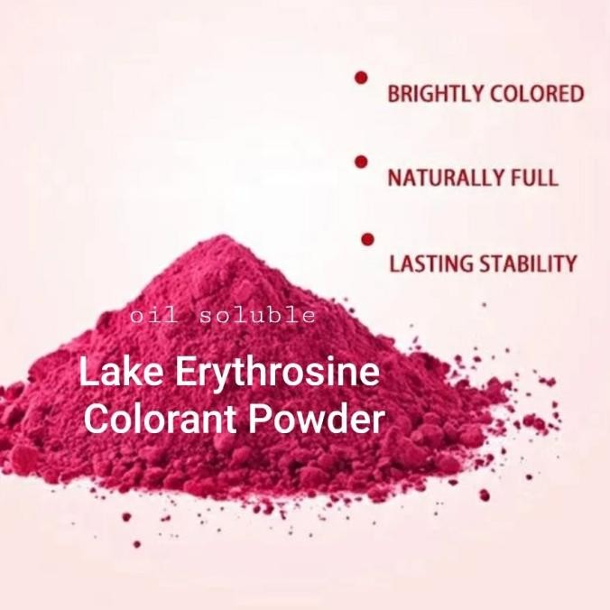 

BARU LAKE ERYTHROSINE POWDER 10G/PEWARNA KOSMETIK/OIL SOLUBLE