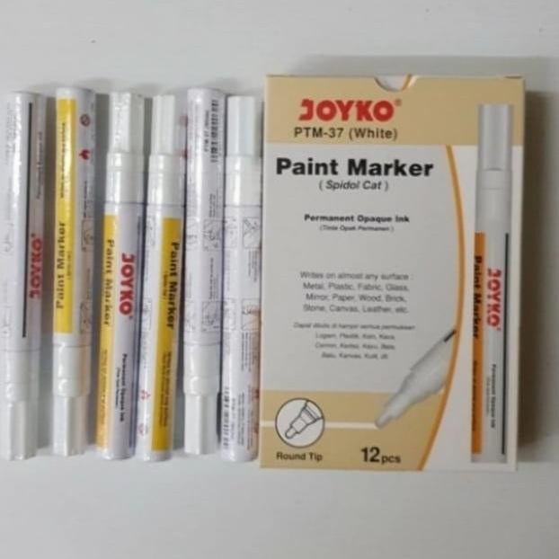spidol paint marker joyko putih permanen Termurah
