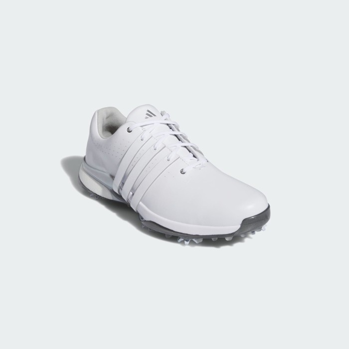 Sepatu golf adidas Man Tour360 24 Golf Shoes White Silver IF0244