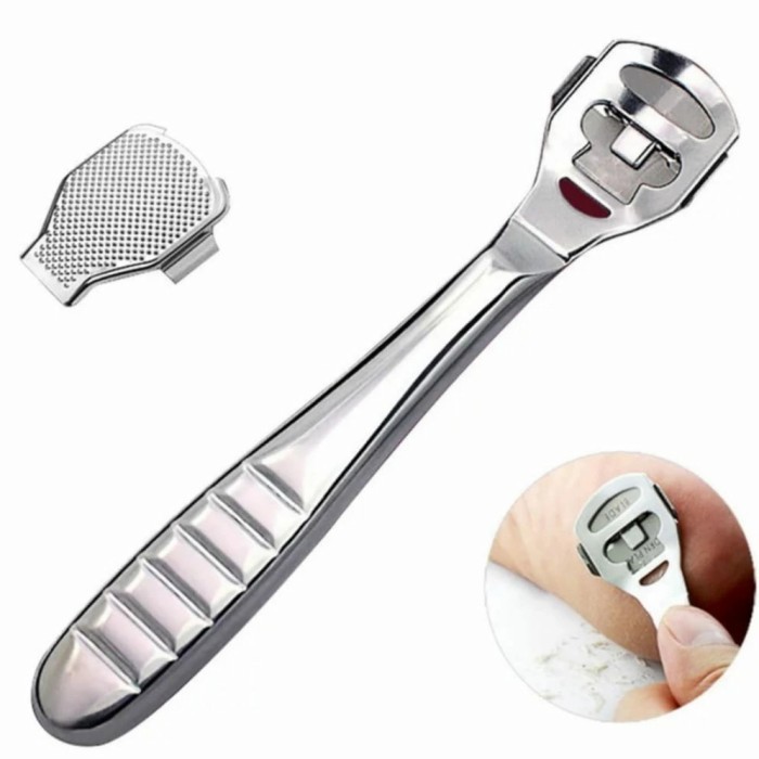 STOK TERBATAS alat perawatan kaki telapak pecah gunting pisau cukur silet kulit mati