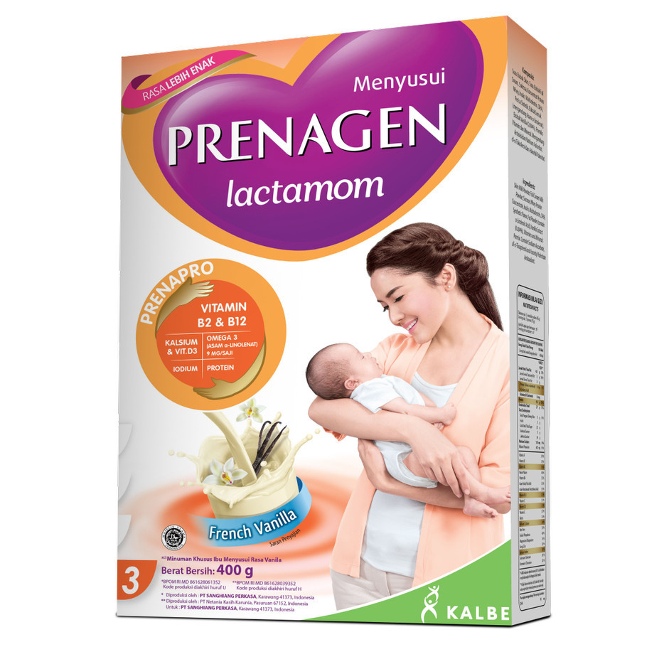 PRENAGEN LACTAMOM VANILA 400 GR / SUSU IBU HAMIL & MENYUSUI