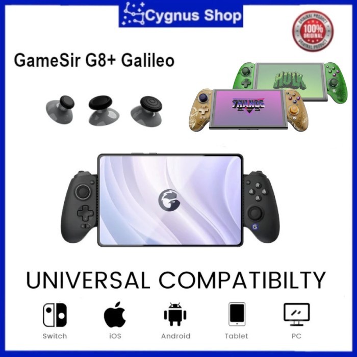 TERBARU GameSir G8+ Plus Galileo Bluetooth Gamepad Controller Hall Effect Stick Multi-Platform