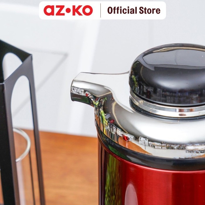 Azko Kris Teko Vacuum Flask Dengan Glass Liner Wadah Air Minum Panas Termos Drinkware Perlengkapan