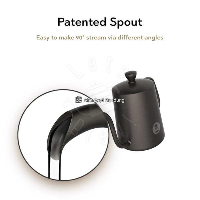 Timemore Kettle Fish 03 600Ml / Timemore Gooseneck Kettle 600Ml Black