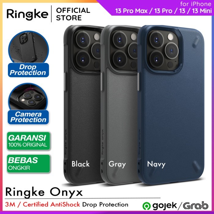 Original Ringke Onyx Case iPhone 13 Pro Max 13 13 Mini - Soft Casing