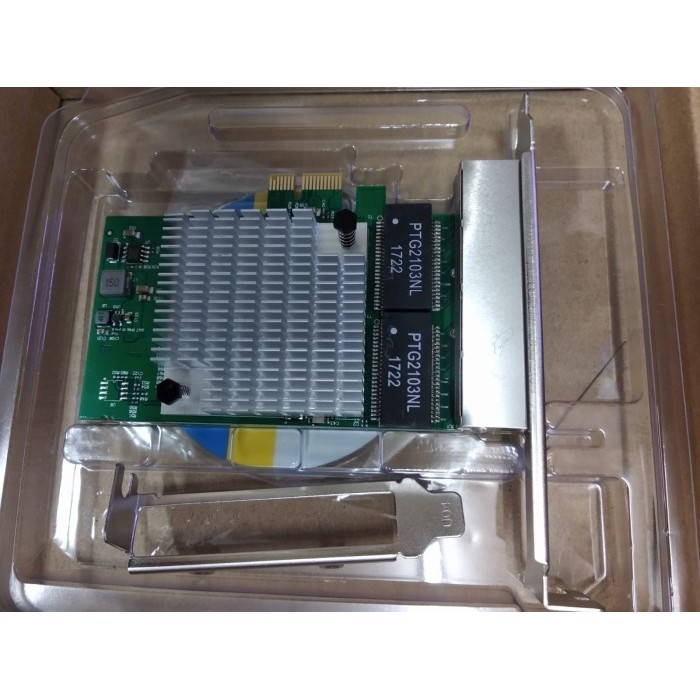 PCI EXPRESS GIGABIT LAN 4 PORT NETLINE LAN CARD PCIE GIGABIT 4 PORTS