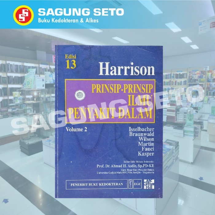 BUKU HARRISON PRINSIP-PRINSIP ILMU PENYAKIT DALAM / IPD VOL. 2 ED.13