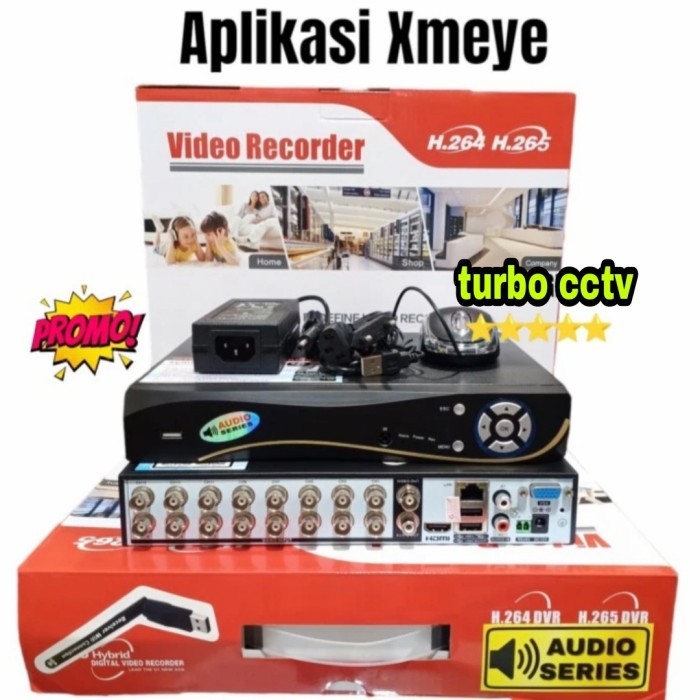 TERBARU DVR 16 Channel Xmeye Full HD / DVR 16CH Xmeye 2560P 5MP 6 IN 1