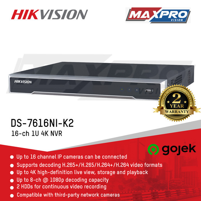 TERBARU NVR HIKVISION DS-7616NI-K2 HOT SALE