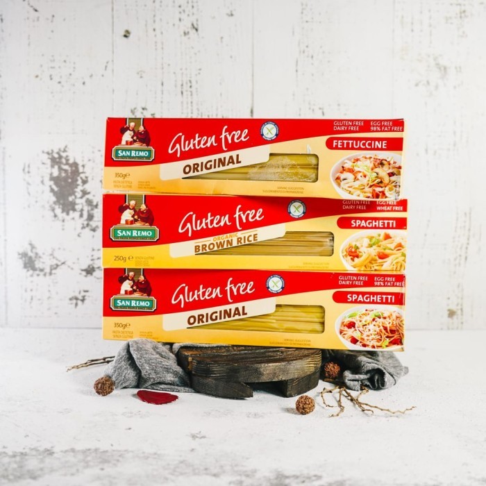 

SANREMO - GLUTEN FREE PASTA BROWN RICE SPAGHETTI 250GR