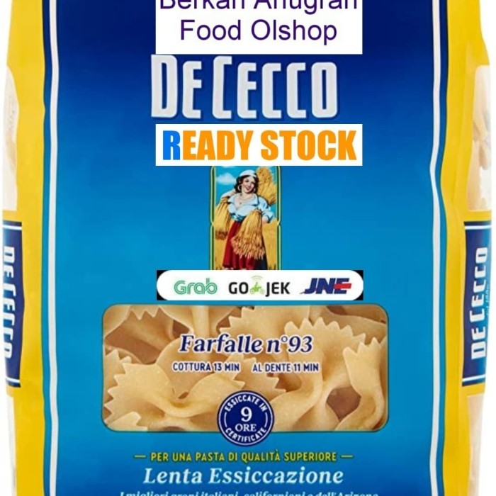 

De Cecco Farfalle Pasta 500 g