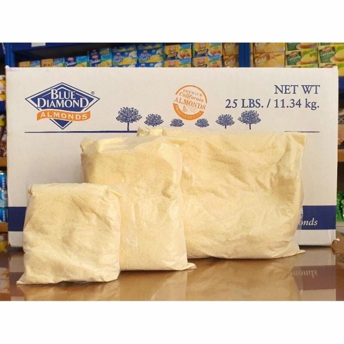 

Tepung Almond Blue diamond diet keto TERMURAH 1000 gram