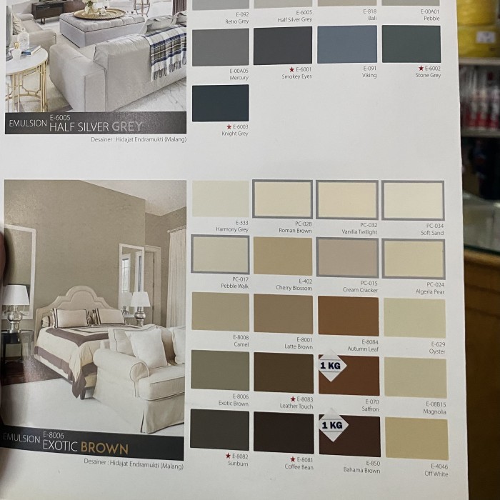 Cat Tembok Mowilex Acrylic Emulsion 1 Kg