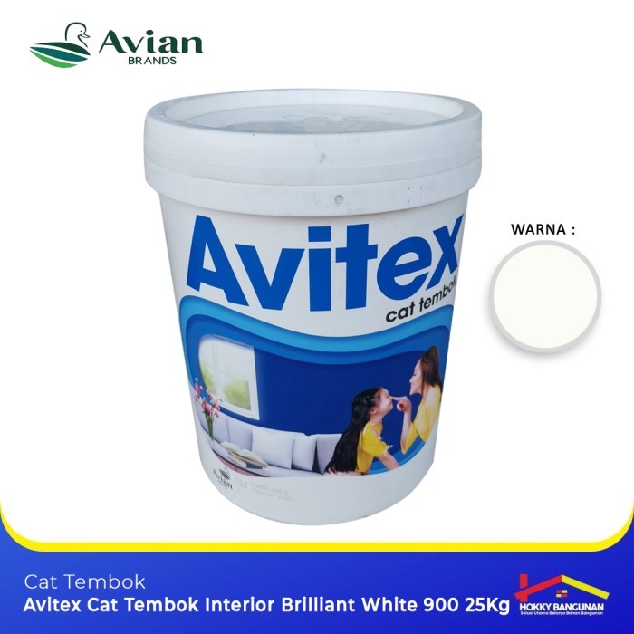 Avitex Cat Tembok Interior Brilliant White 900 25Kg