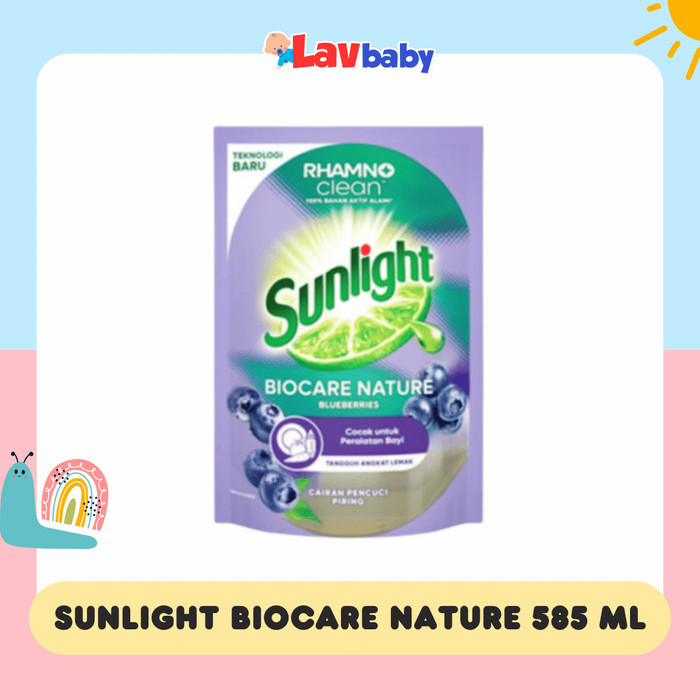 Sunlight Biocare Sabun Cuci Botol Peralatan Bayi Cleanser585Ml