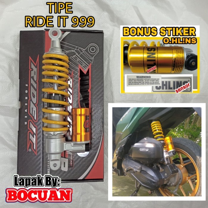 Shock Tabung Bawah Ride It Ri-80 Matic Mio Vario Scoopy Beat