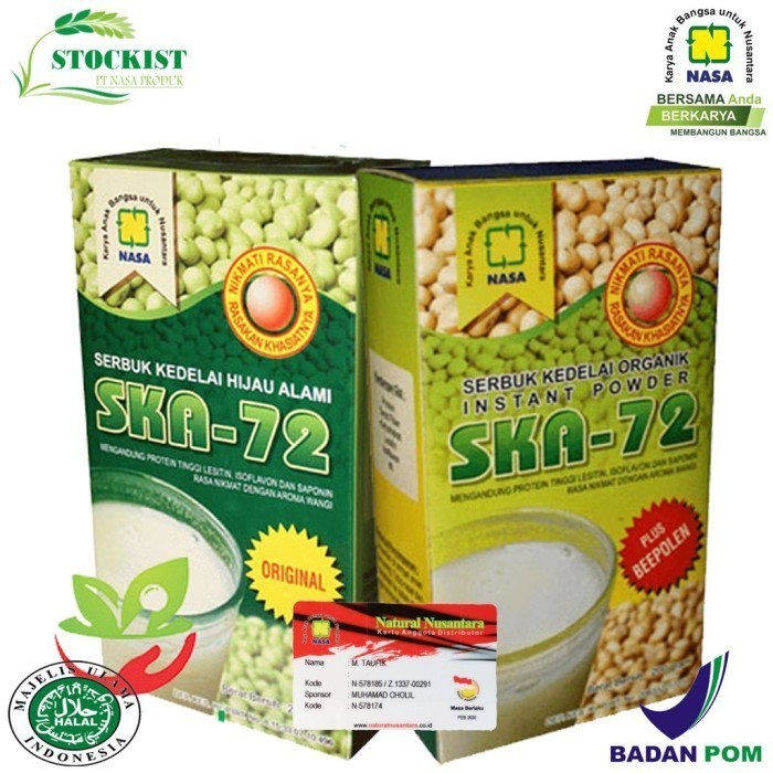 

TERLARIS TERLARIS TERLARIS SERBUK KEDELAI ALAMI SKA-72 PENAMBAH BERAT BADAN / STOCKIST PT NASA