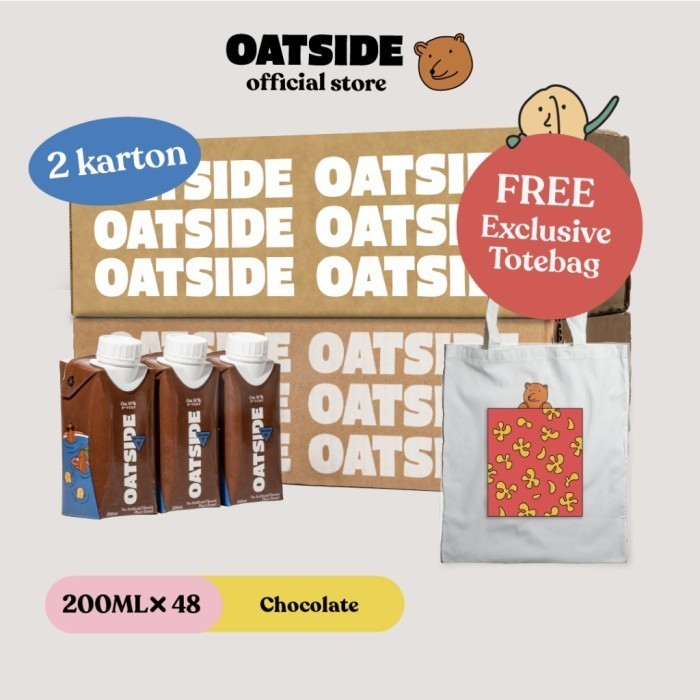 

TERLARIS TERLARIS TERLARIS OATSIDE MINI CAP OAT MILK CHOCOLATE 200ML (48 PCS) (KEMASAN TUTUP BOTOL)