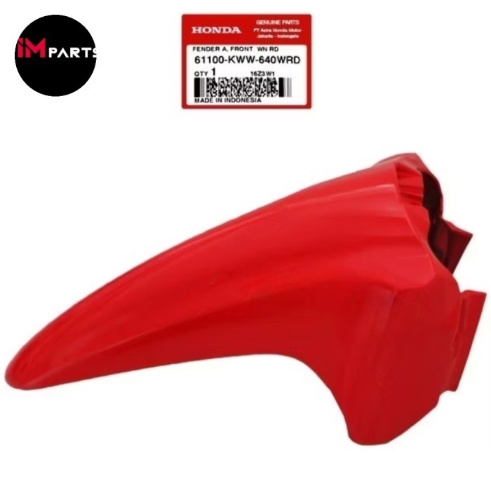 TERMURAH SPAKBOR DEPAN HONDA REVO 110 NEW 2010-2014 MERAH CABE ORIGINAL AHM