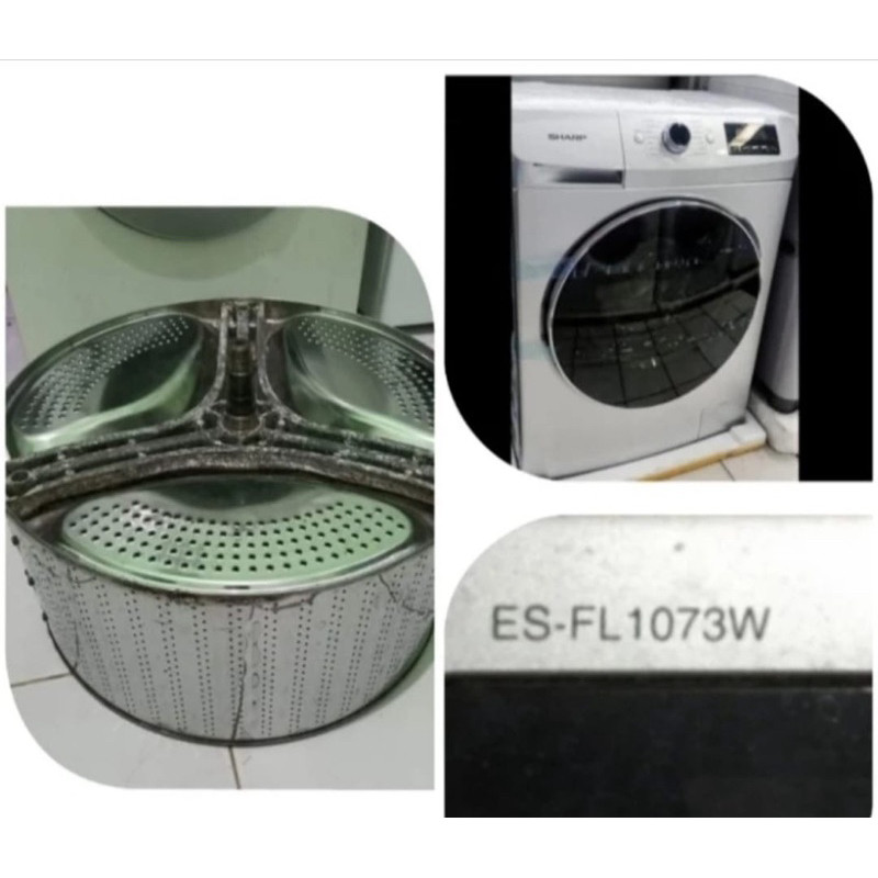 Spider segitiga mesin cuci Sharp es fl1073w esfl1073w esfl1073w 7 kg