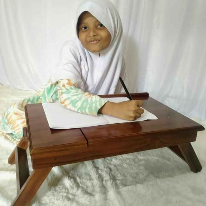 Meja Rekal Al Quran Kayu Jati