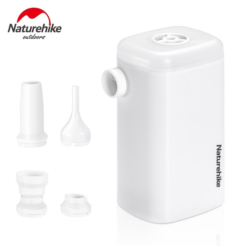 Lampu LED Pengisi Daya Power Bank Naturehike Pompa Udara Mini Multifungsi, Pompa Pengisian Daya USB,