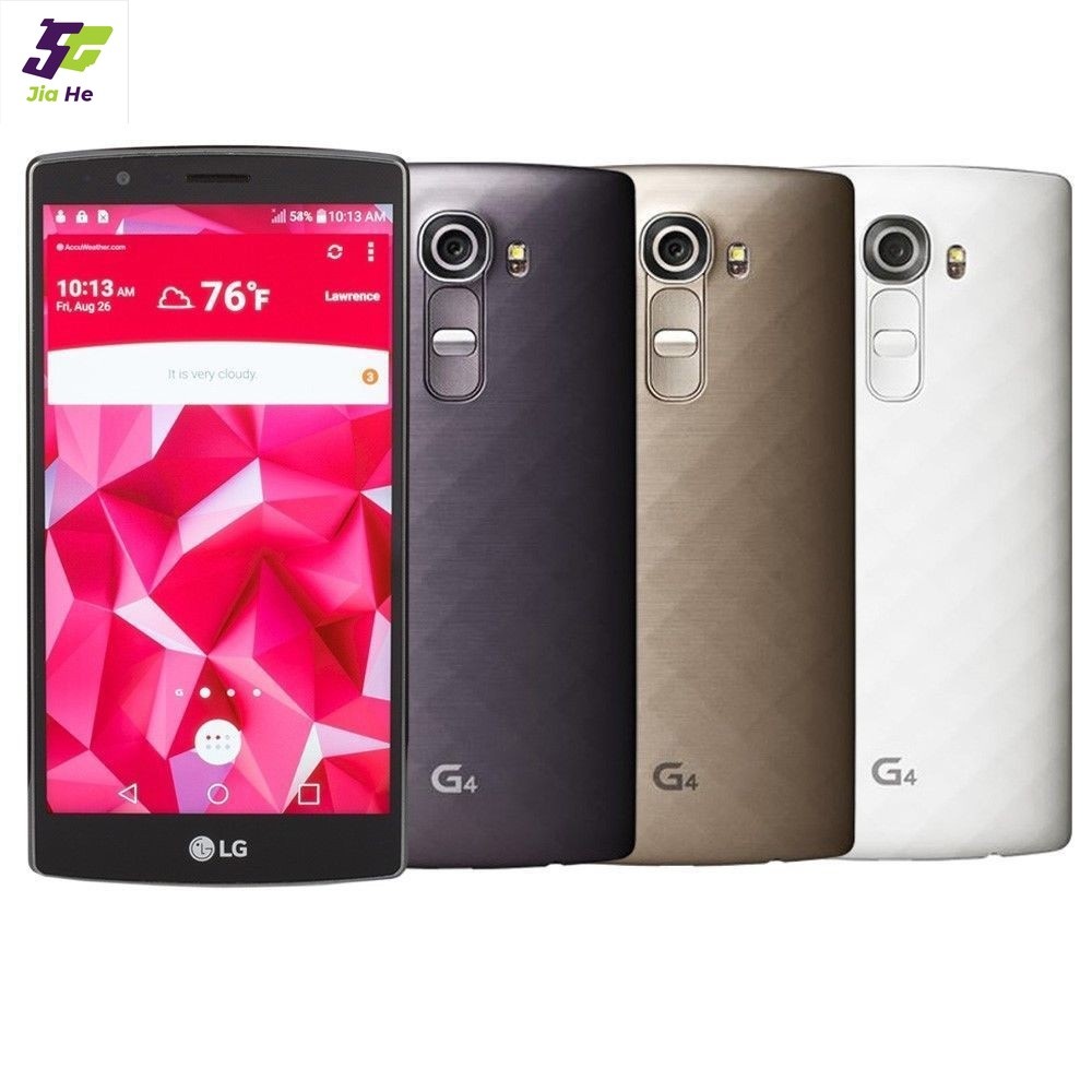 Ponsel Pintar LG G4 Ram 3GB ROM 32GB 5.5 Inci GSM WCDMA 4G LTE Android Ponsel Bekas |04F6AA31|