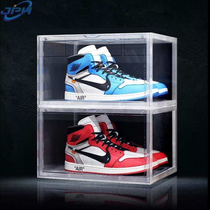 Box Sepatu Trasnparan Besar Kotak Sepatu Tebal Transparant Shoes Box