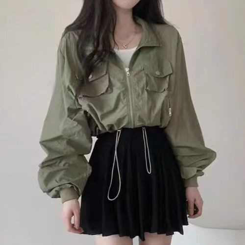 CTO PARACHUTE JACKET WANITA ATASAN PARASUT KEKINIAN CROPPED JACKET SPORTY PARACHUTE XT3