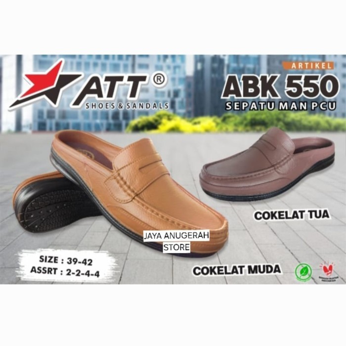 SANDAL SEPATU KARET PRIA MERK ATT ABK 550