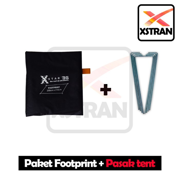 Soniaa_ Paket Footprint Lengkap Pasak Waterproof Alas Tenda Camping