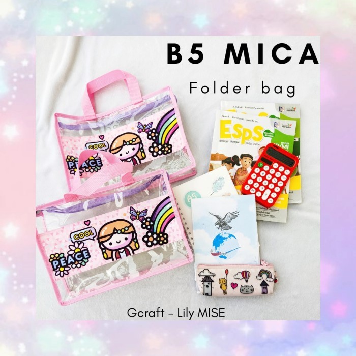 

Sale B5 Mica Pvc Bag - Tas Folder Kecil - Folder Pvc