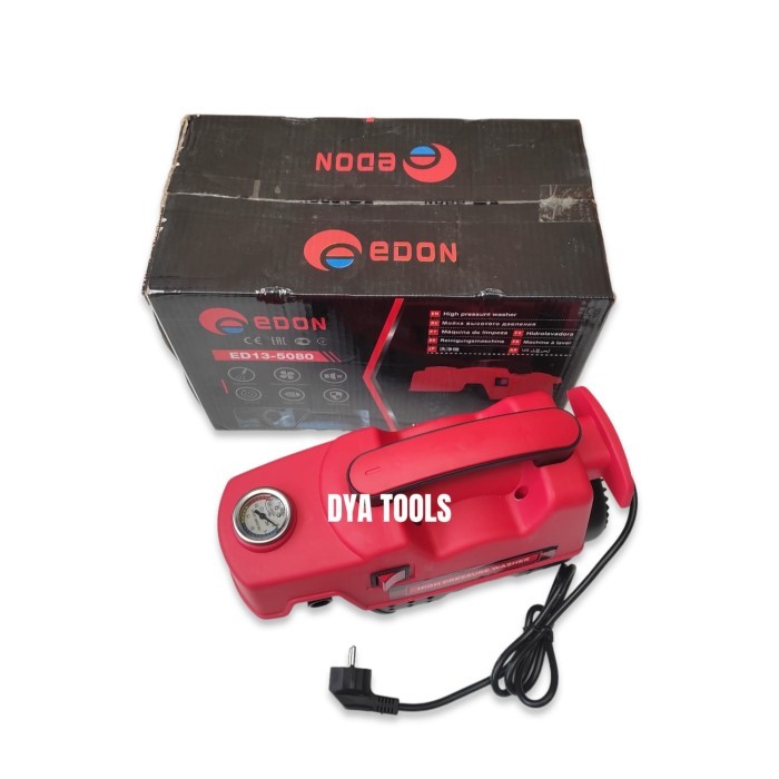 SKUYY MESIN STEAM HIGH PRESSURE WASHER JET CLEANER EDON ED13-5080 PACKING AMAN