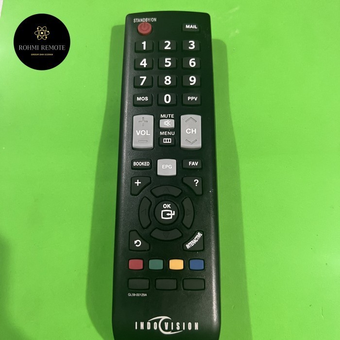 REMOTE REMOT TV INDOVISION ORIGINAL ASLI