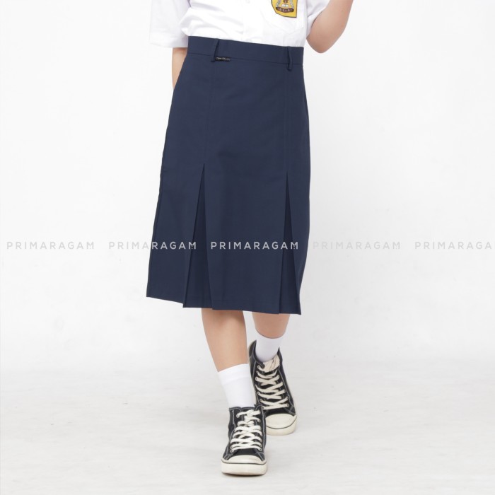 Kain Rok Smp Pendek Biru Span Rok Smp Biru Span Pendek Rok Sekolah Smp