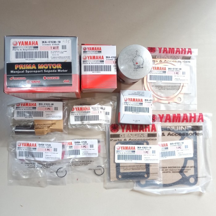 Piston Kit Rx King Set Os Std 25 50 75 100 Ori Yamaha Ygp