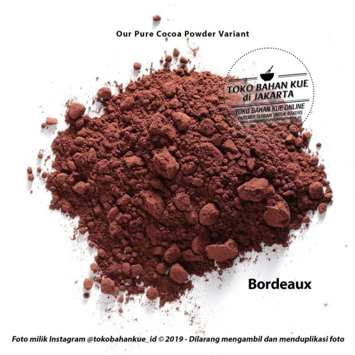 

Cokelat Bubuk Tulip Bordeaux Pure Dark Cocoa Powder Coklat Tulip 1 kg