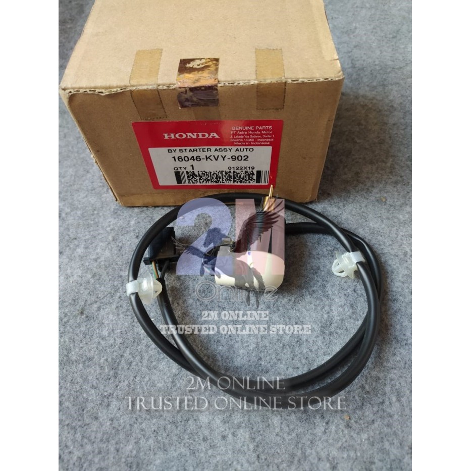 By Stater Auto Choke Beat Karbu Ori Ahm 16046-Kvy-902 Barang Langka