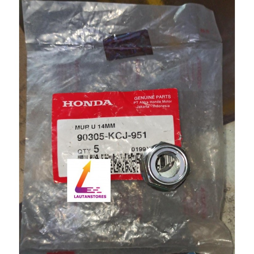 90305-Kcj-951 Mur As Roda Belakang Tiger Megapro Monoshok Cb Cbr 150 Barang Langka
