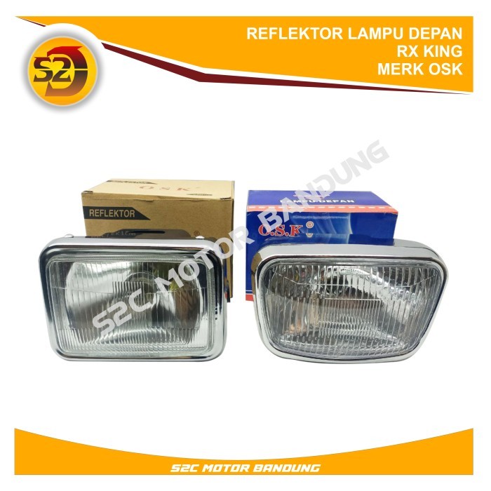Reflektor Lampu Depan Rxking Rx King Kotak Osk Barang Langka