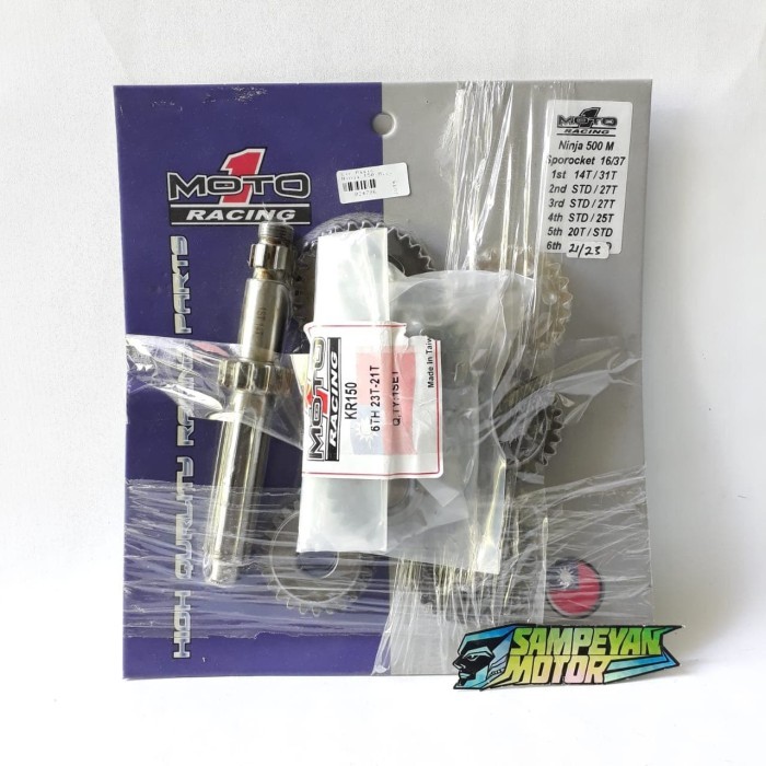 Gigi Gear Ger Gir Ratio Rasio Ninja Body Std 500M Race Moto 1 Racing Barang Langka