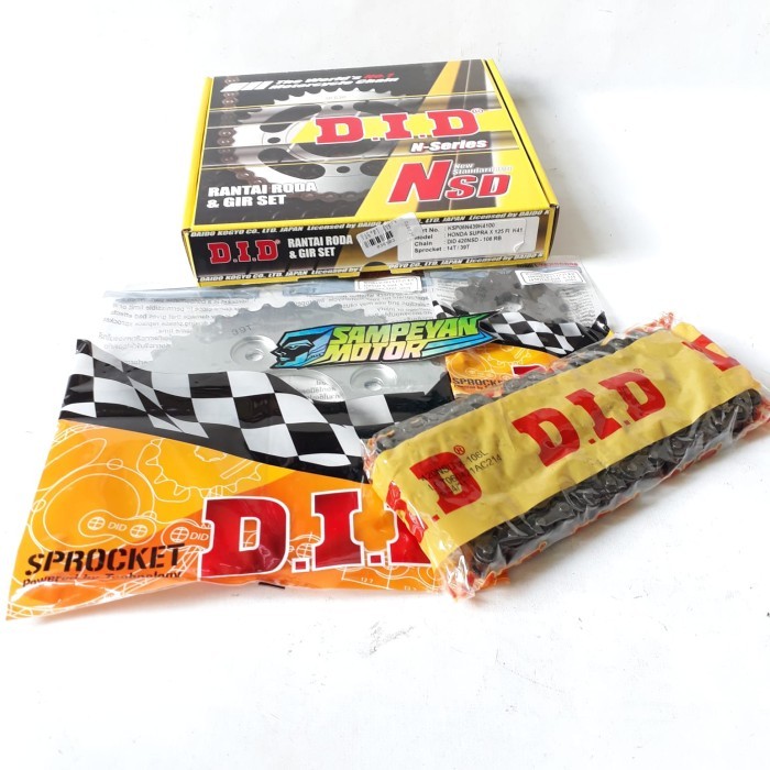 Girset Gir Ger Gear Set Honda Supra X 125 Fi K41 Did Barang Langka